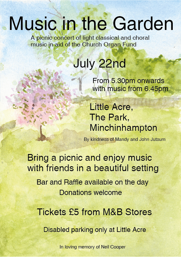 Music in the Garden poster